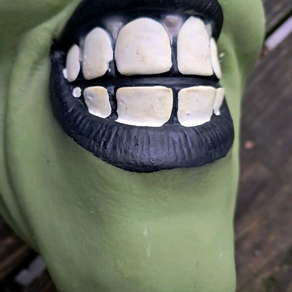 Vintage Official 1994 New Line productions Jim Carrey The Mask  Halloween Mask - Picture 2 of 13